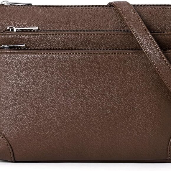 Crossbody Bags for Women, Medium Size Shoulder Handbags, Satchel Purse with Mult - Picture 1 of 9